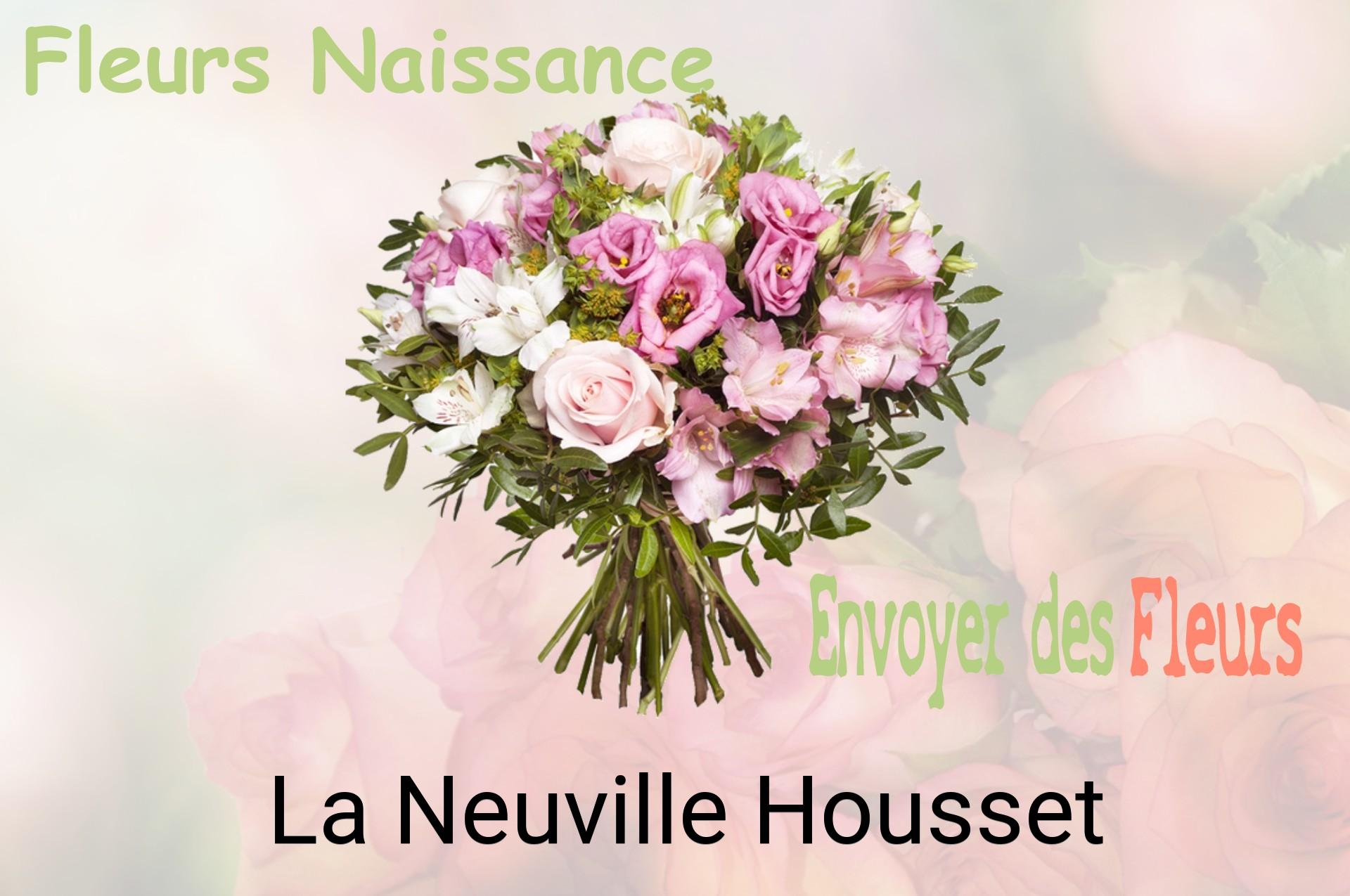Bouquet de fleurs de naissance livré à La Neuville-Housset